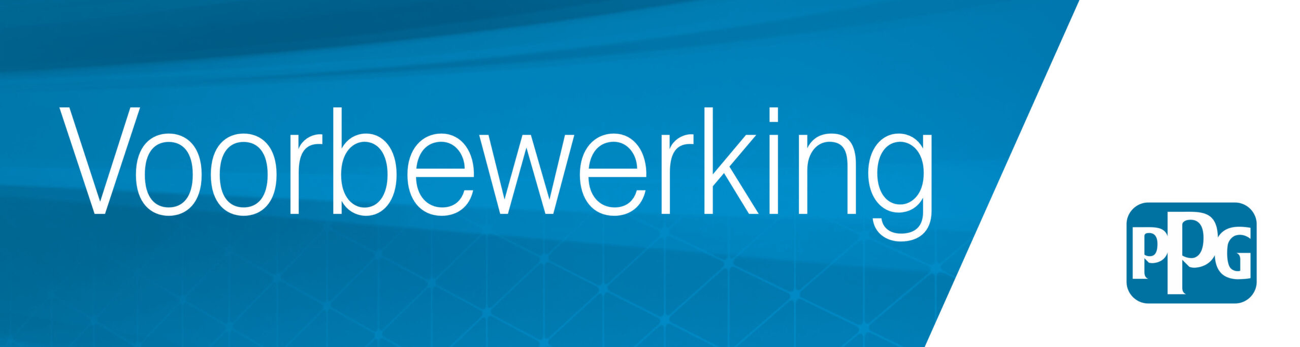 Voorbewerking