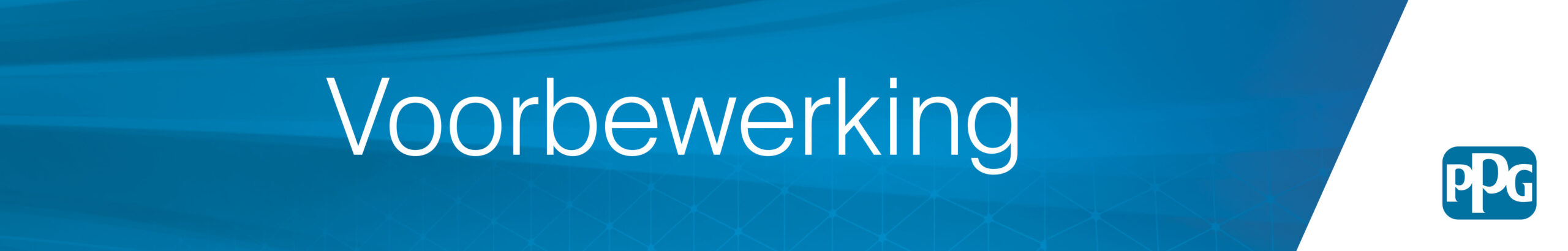 Voorbewerking